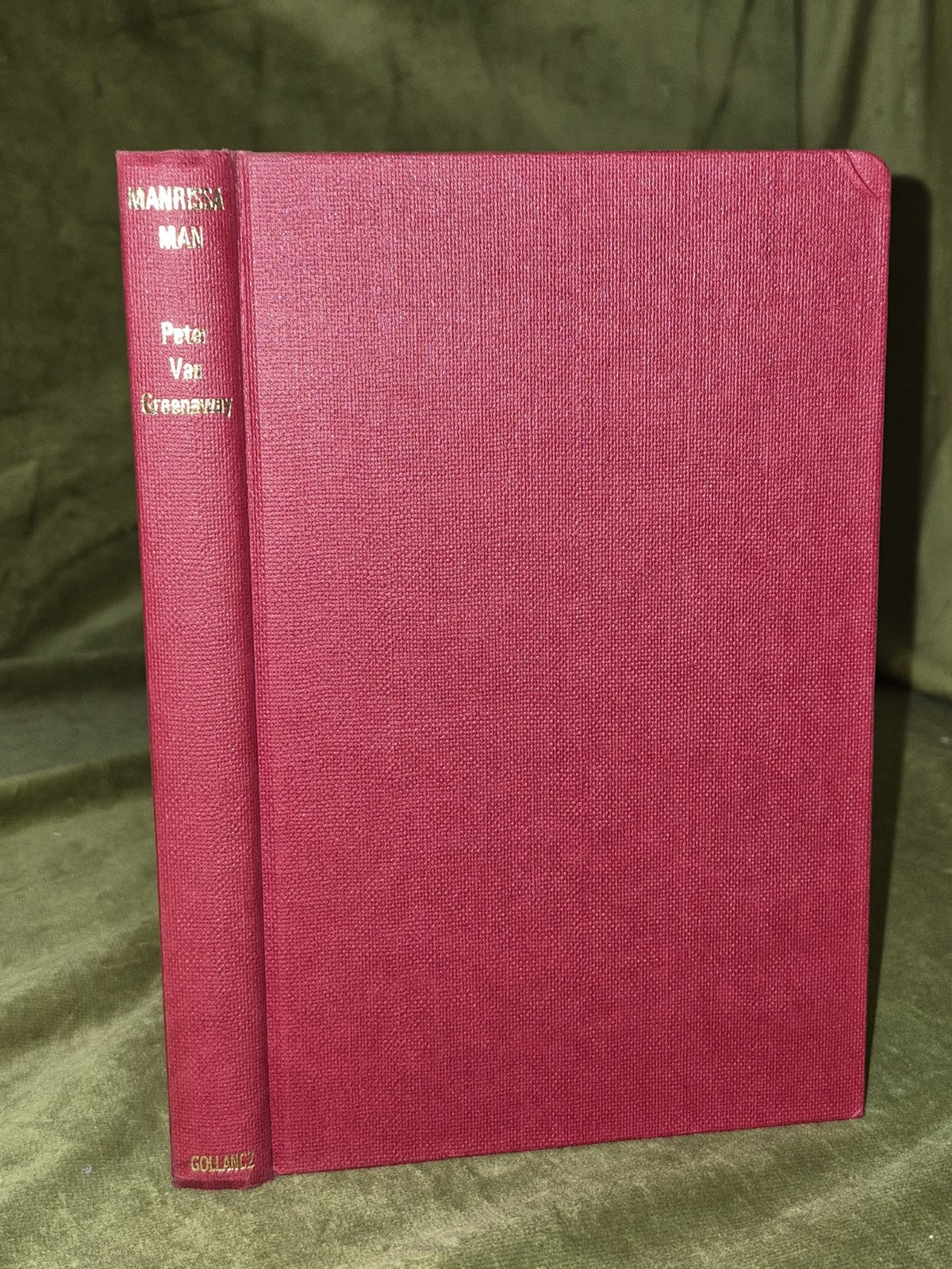 Manrissa Man Peter Van Greenaway Gollancz First Edition Ex Library3