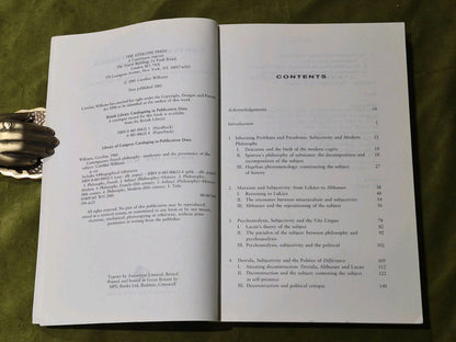 Contemporary French Philosophy: Modernity and the Persistence of the Subject4