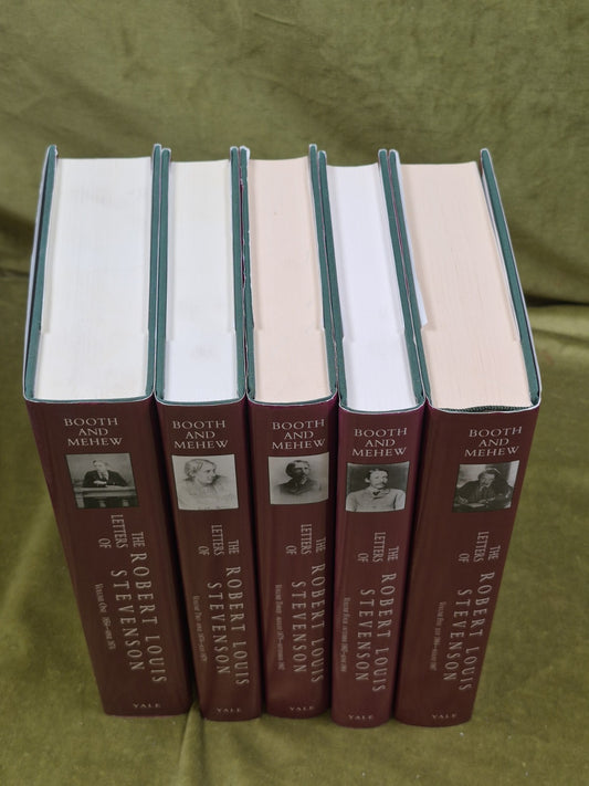 Letters of Robert Louis Stevenson Bradford A Booth Volumes 1 - 5 Incomplete Set1