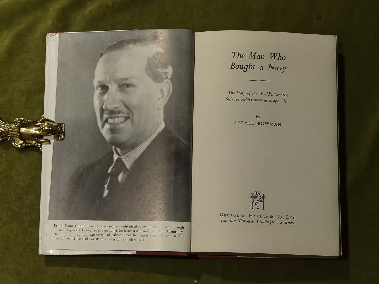 The Man Who Bought a Navy - Gerald Bowman - 1964 1st Edition3