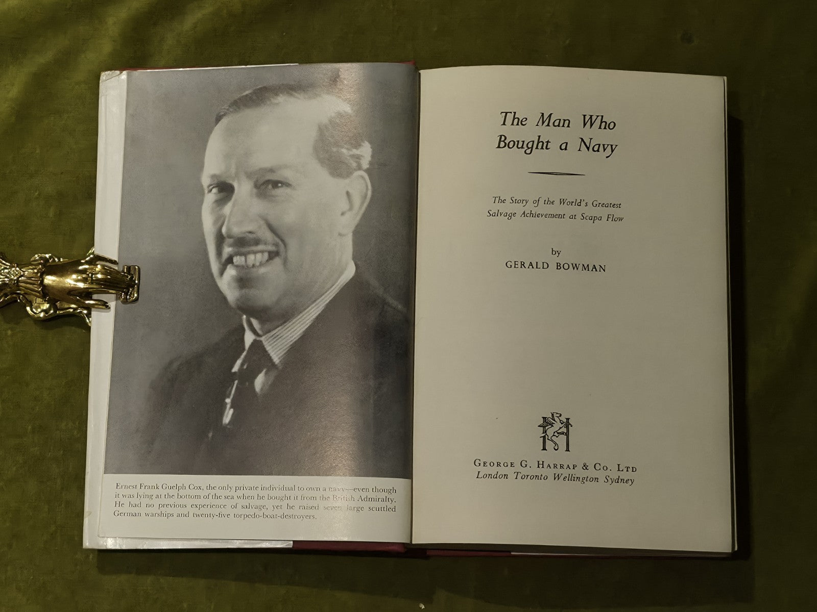 The Man Who Bought a Navy - Gerald Bowman - 1964 1st Edition3