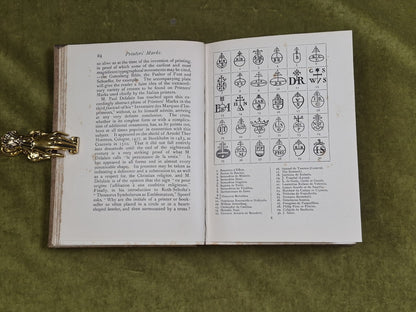 Printers Marks A Chapter in the History of Typography - William Roberts 1893 1st6