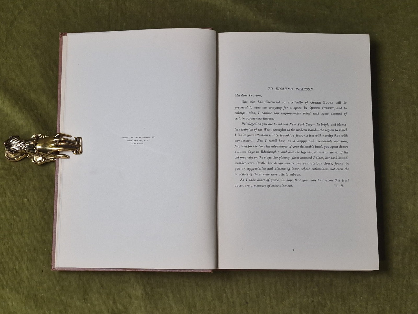 In Queer Street by William Roughead , W Green & Son 1932 1st/1st HB Illustrated5