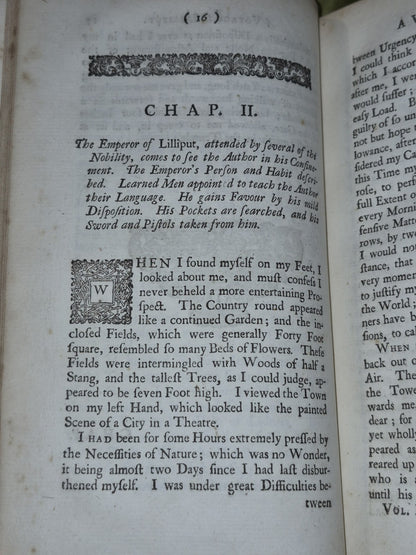 The Works of Jonathan Swift (1735) Vols. 1 and 3 GULLIVER'S TRAVELS Faulkner23