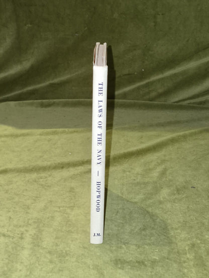 The Laws Of The Navy And Other Poems Admiral Ronald A Hopwood C.B. 1951 1st HB2