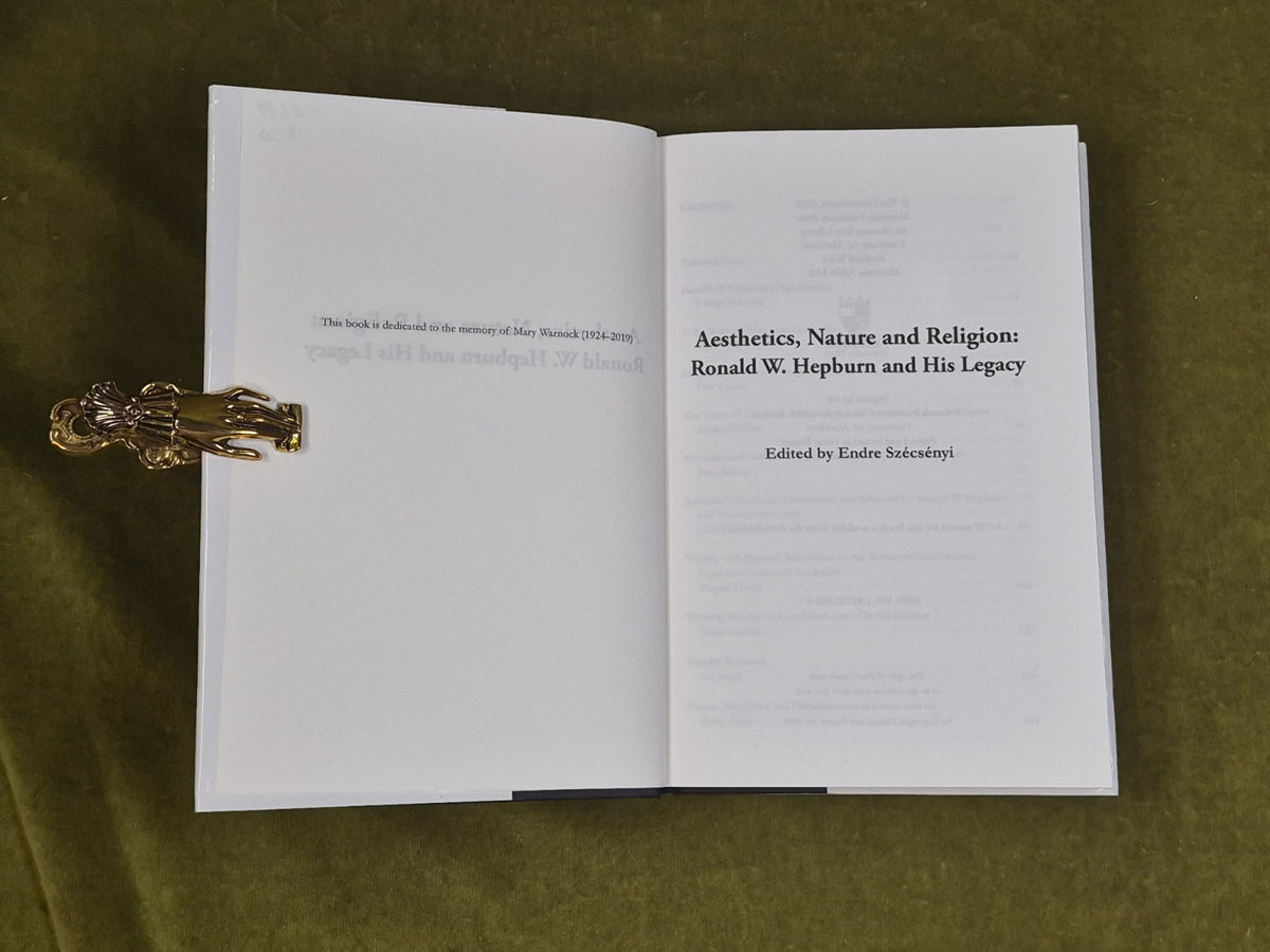 Aesthetics Nature and Religion Ronald W Hepburn and His Legacy 2020 Aberdeen DJ3