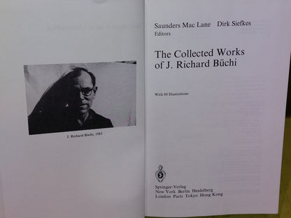 The Collected Works of J. Richard Buchi, Lane, Saunders 19903