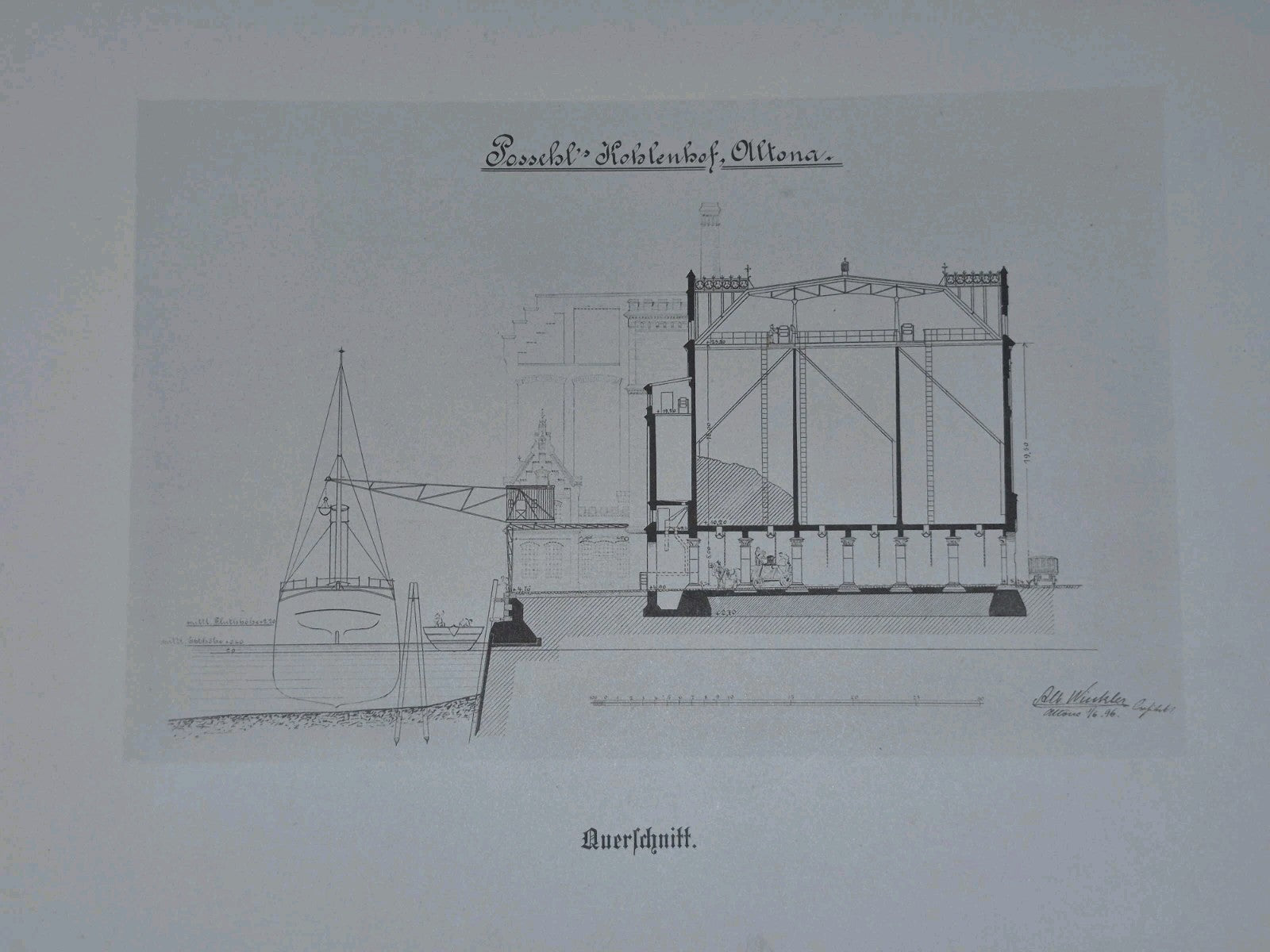 Possehl's Kohlenhof Hamburg Altona 1896 Industrial History Coal Mining7