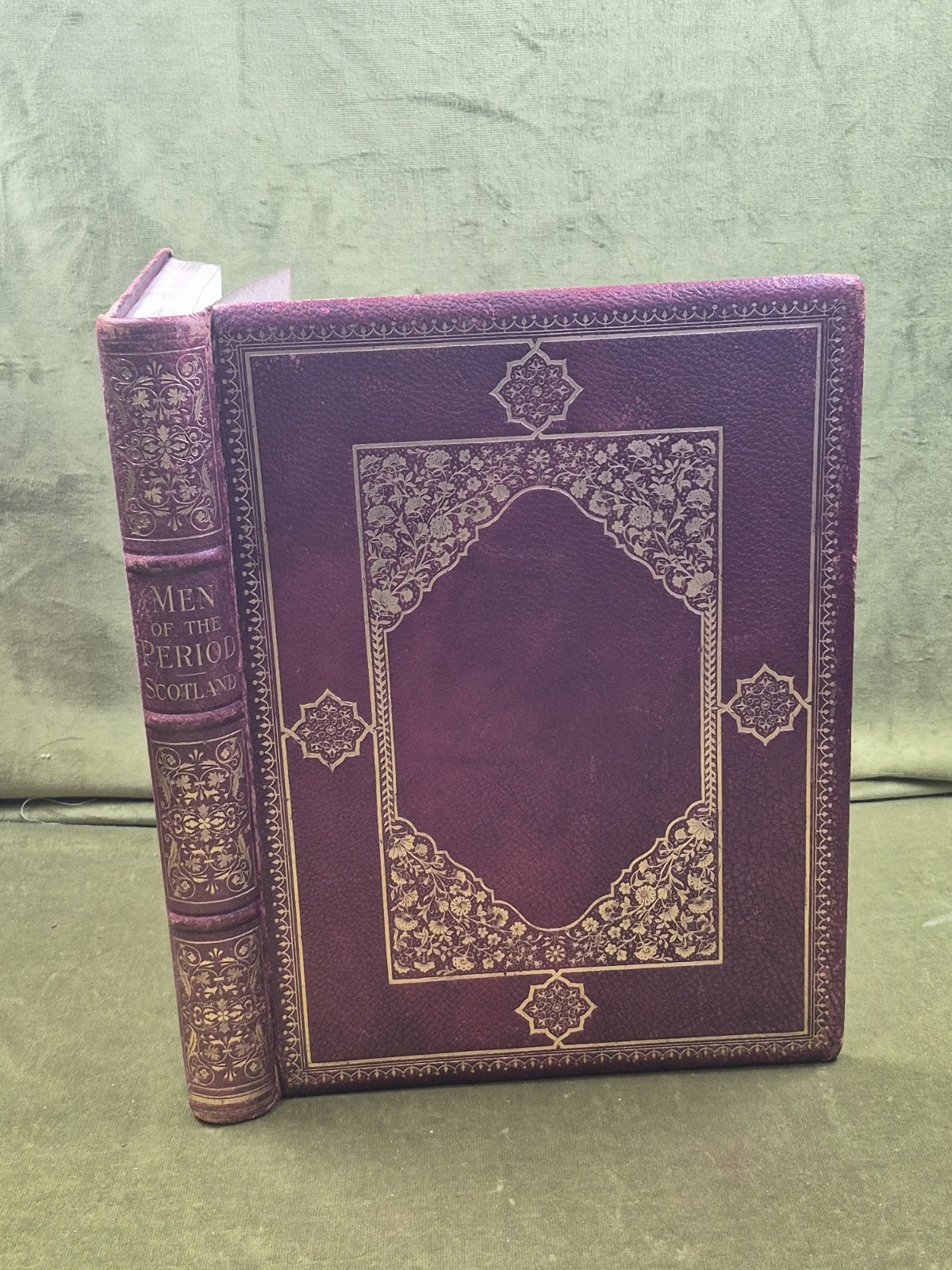 Men of the Period / Scotland - Records of a Great Country 1st 1896 Leather Gilt0