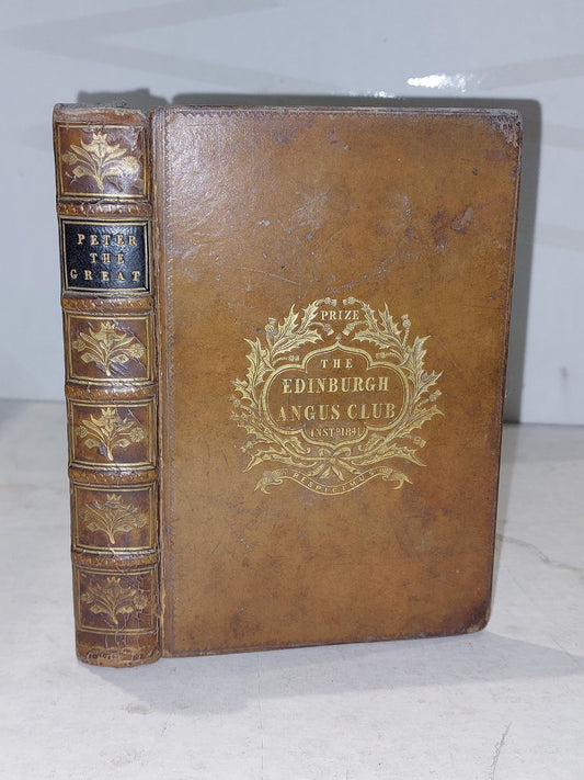 A memoir of the life of Peter the Great (1839) 3rd Ed Hb Book John Murray Pub.0