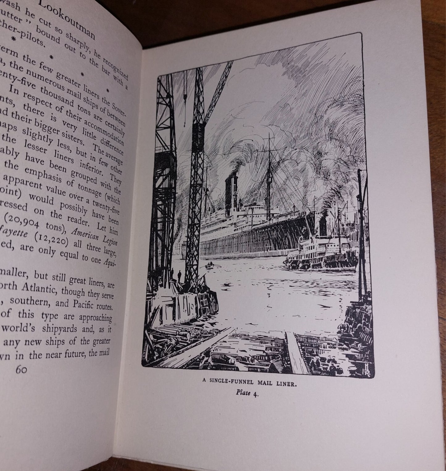 The LOOKOUTMAN - David W Bone 1923 1st edition. Nautical, Maritime Shiping, Navy18
