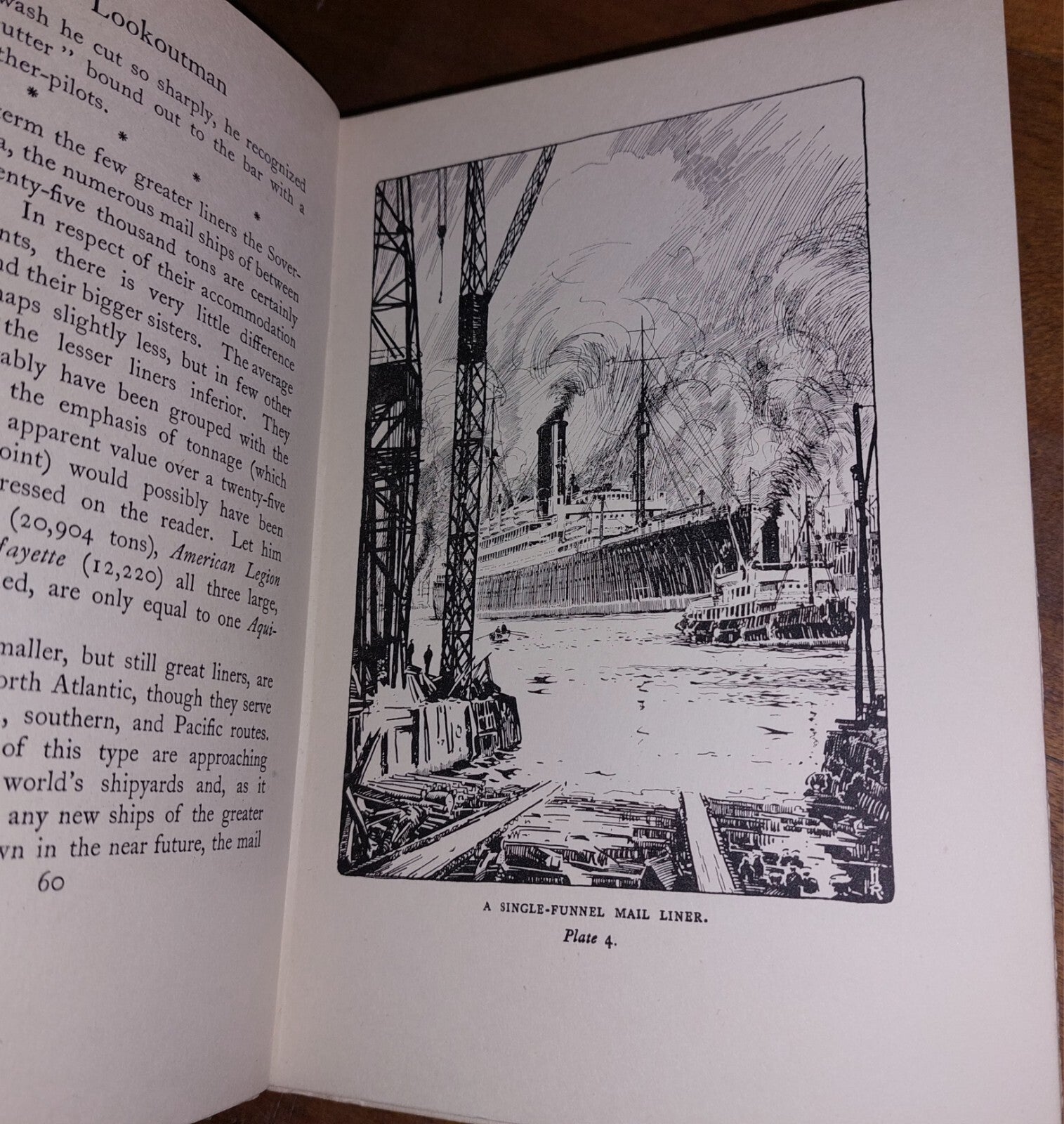The LOOKOUTMAN - David W Bone 1923 1st edition. Nautical, Maritime Shiping, Navy18