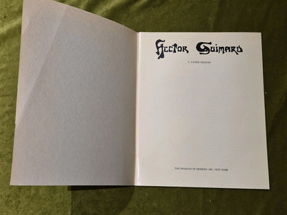F Lanier GRAHAM / HECTOR GUIMARD, 1st Edition 1970, MoMA2