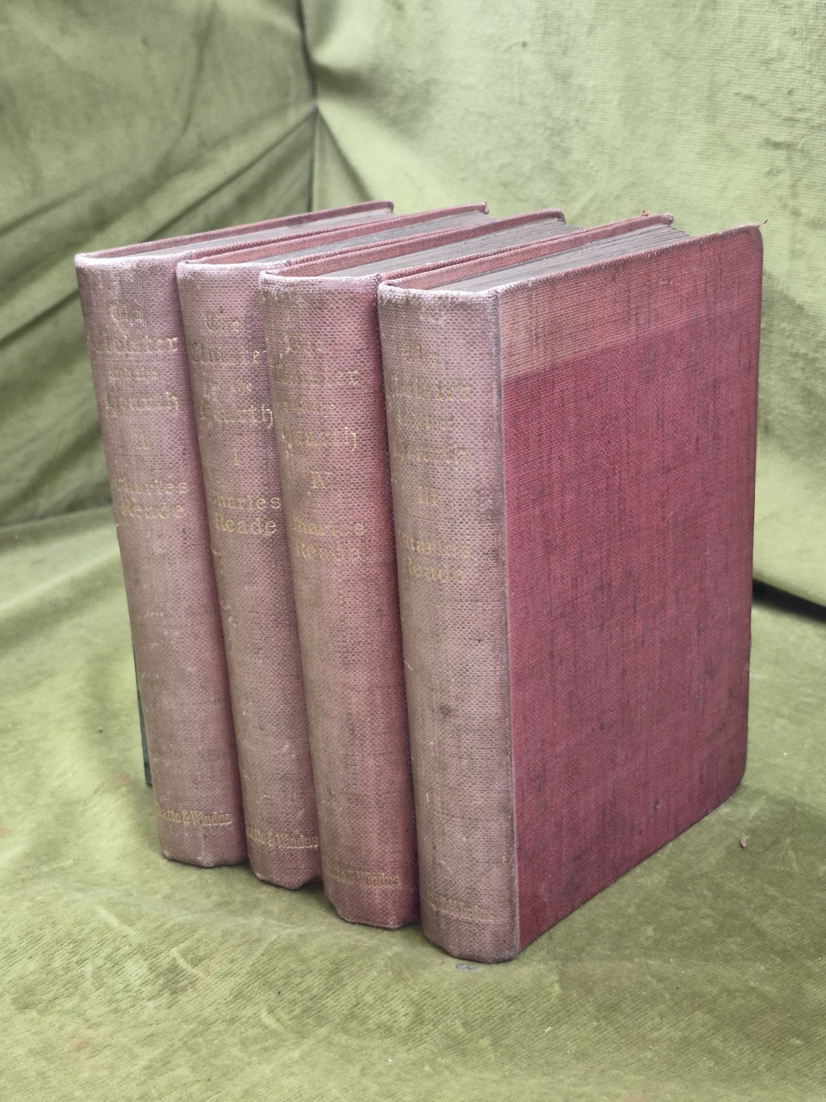 The Cloister and the Hearth Charles Reade in Four Volumes 1898 Chatto and Windus0