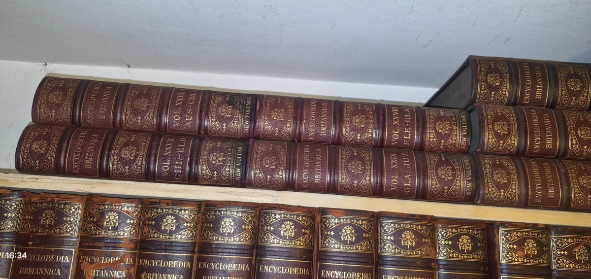 Encyclopedia Britannica Ninth Edition & Tenth Edition Plus Maps & Indexes10