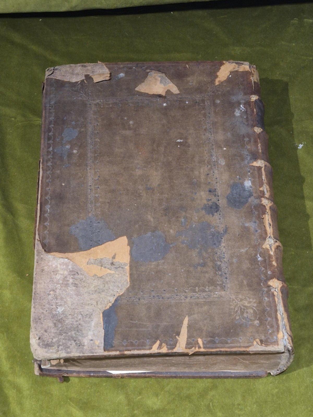 1637 Greek-Roman Lexicon - In Quo Ex Primitivorum - Ioannis Scapulae - Leather15