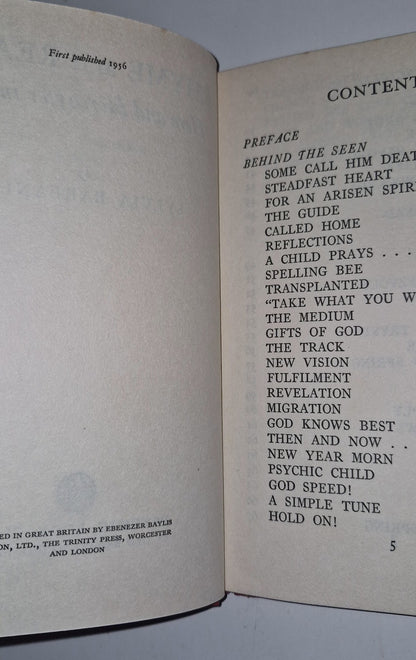 Rhyme And Reason Here Hereafter In Verse Barbanell Sylvia 1956 Psychic Book Club4