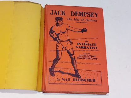 Jack Dempsey the Idol Of Fistiana by Nat Fleischer (1936) 2nd Ed Hb Book3