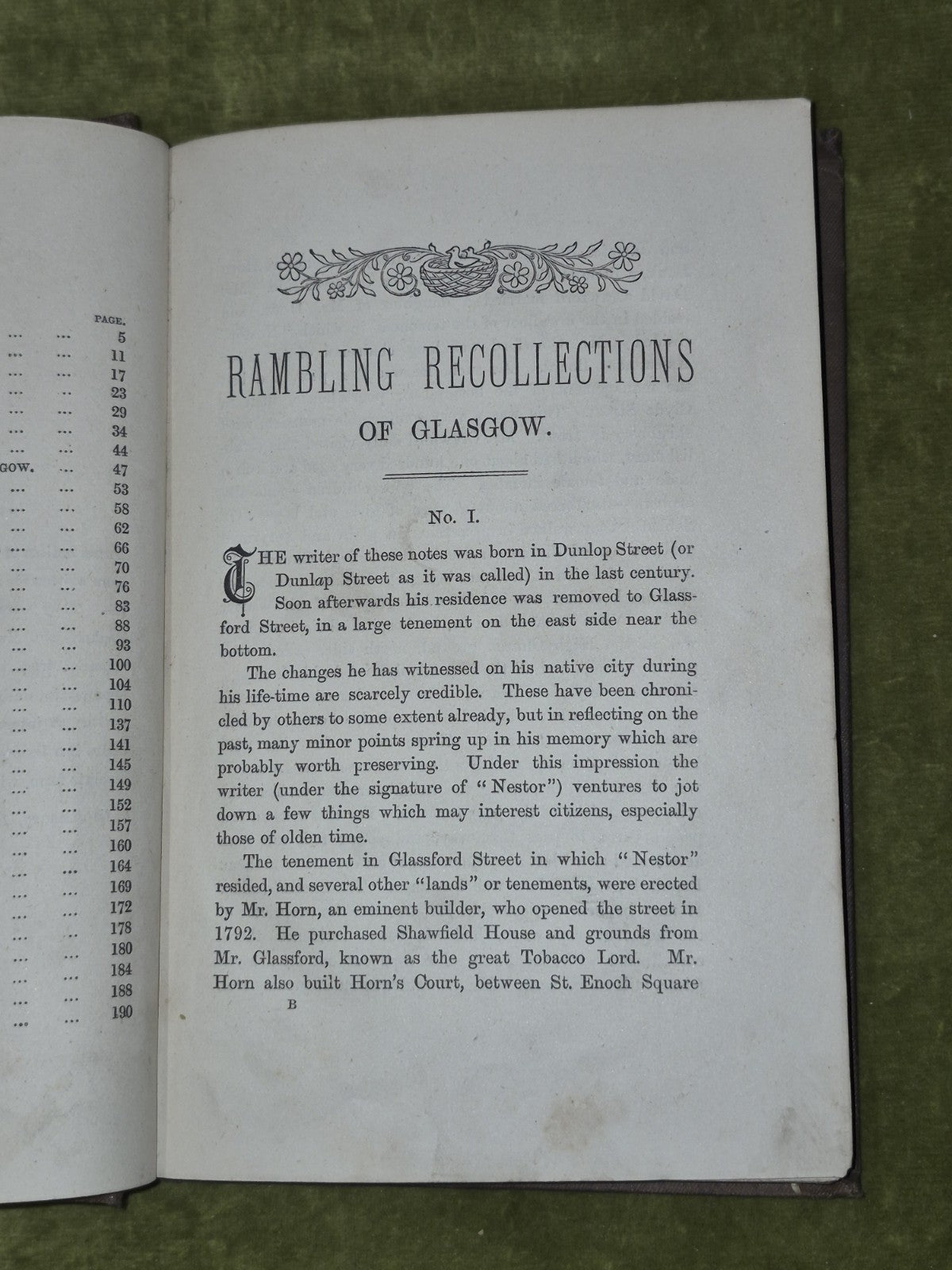 Rambling Recollections of Old Glasgow Nestor 1880 John Tweed5
