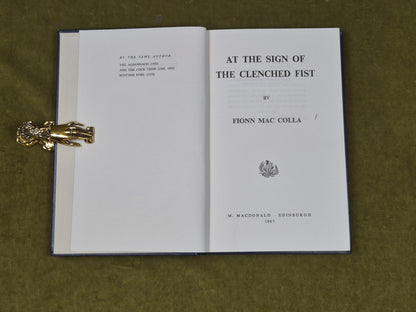 At The Sign of the Clenched Fist by Fionn Mac Colla 1st 1967 M Macdonald4