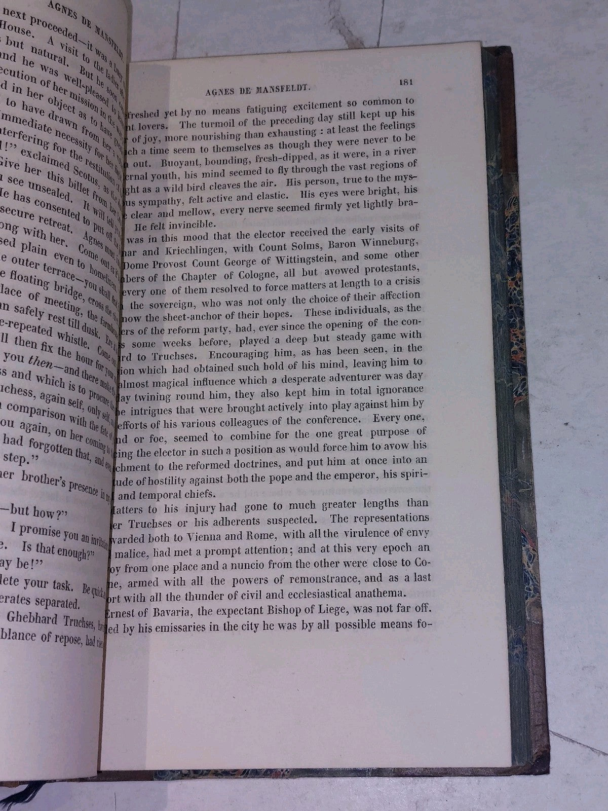 Agnes de Mansfeldt By Thomas Colley Grattan (1836) [AD Wahlen] Hb Book6