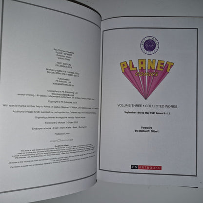Planet Comics Vol 3 (2013) PS Artbooks Hardcover Golden Age Sci-Fi NEW 1st Print3