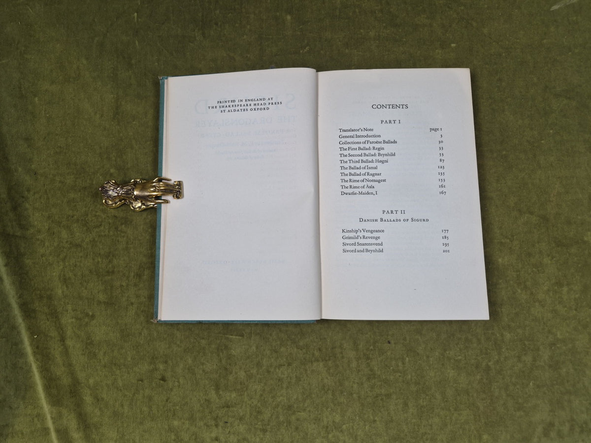 Sigurd the Dragon-slayer - trans. E M Smith-Dampier 1934 Blackwell HB6