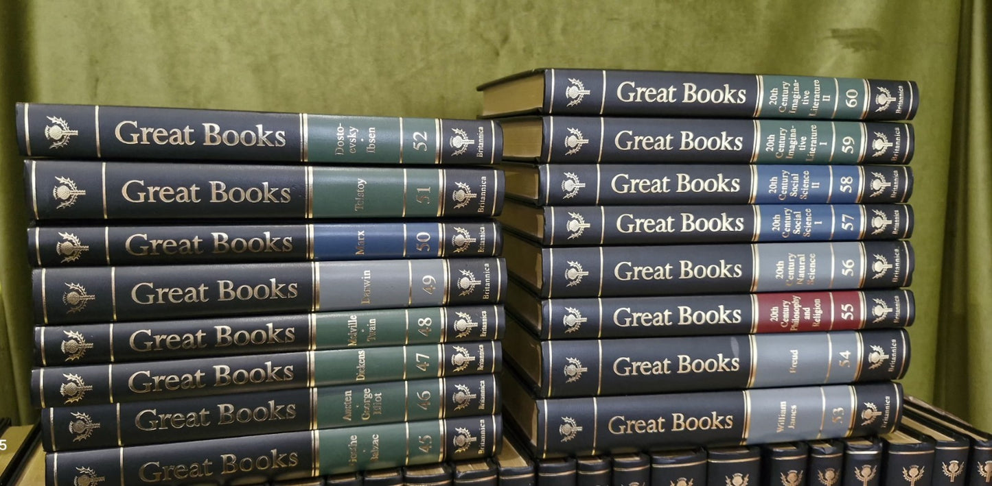 Britannica Great Books of the Western World 1992 Complete 60 Volume Set plus5