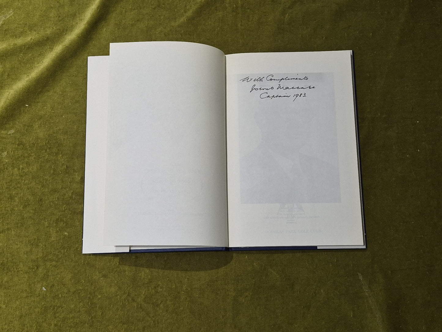 The First Eighty Years - Douglas Park Golf Club 1982 1st HB DJ4