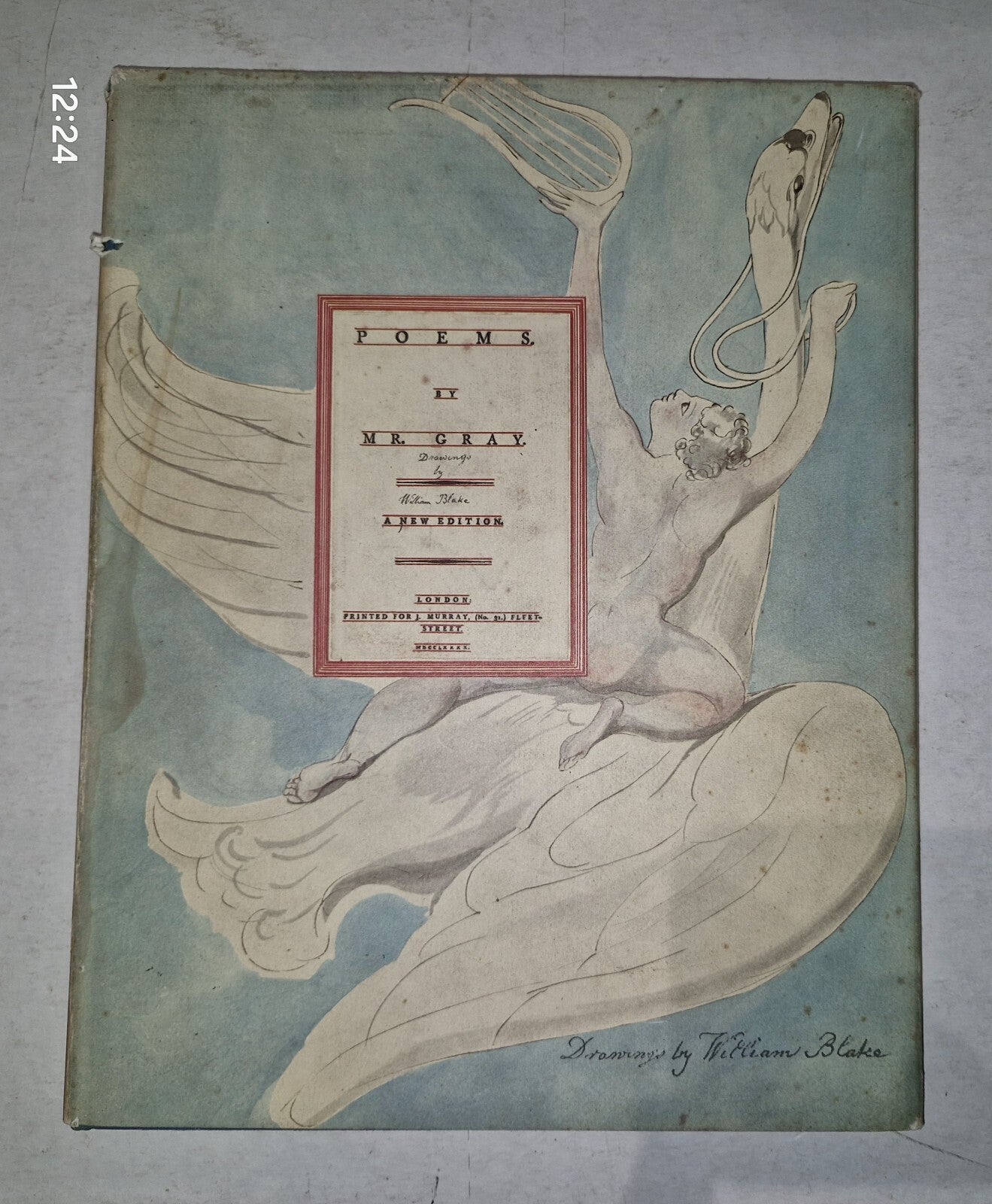 POEMS BY MR. GRAY : Drawings by William Blake (1972, Hardback & Dustjacket)3