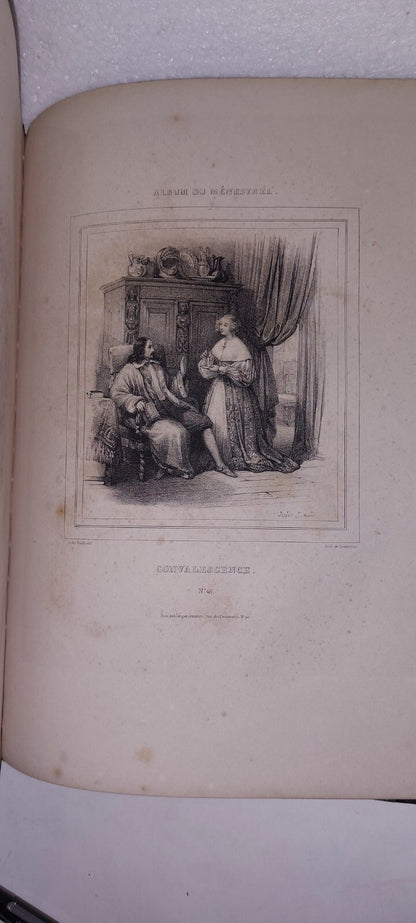 ALBUM DU MENESTREL Circs 1860 - 1880 Lithograph Plates 9