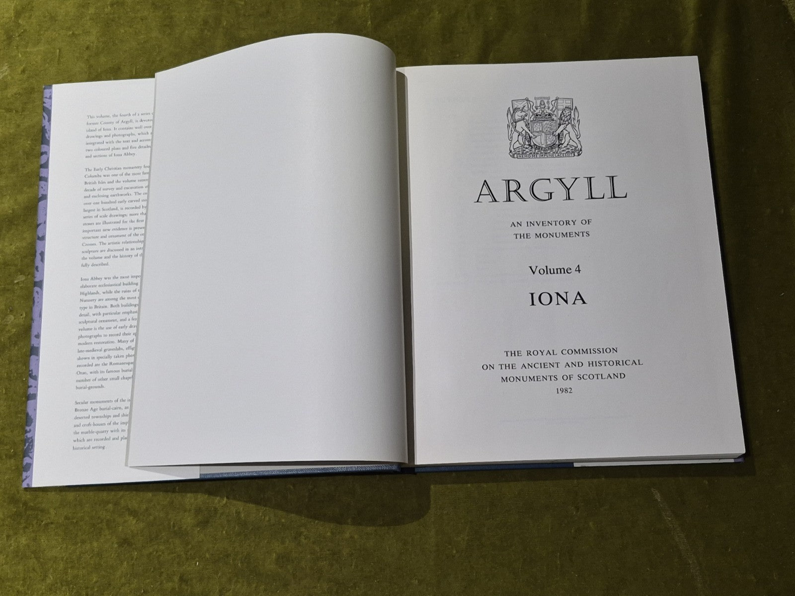 Argyll Inventory of the Ancient Monuments, Volume 4 - Iona - HMSO Edinburgh 1st5