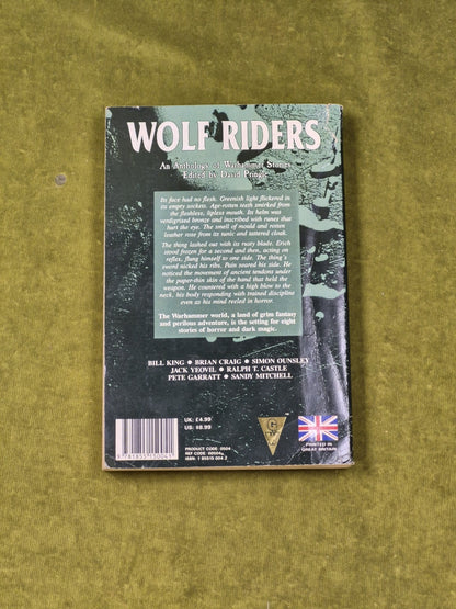 Warhammer Fantasy: Wolf Riders Anthology  - Games Workshop Paperback Book 19891