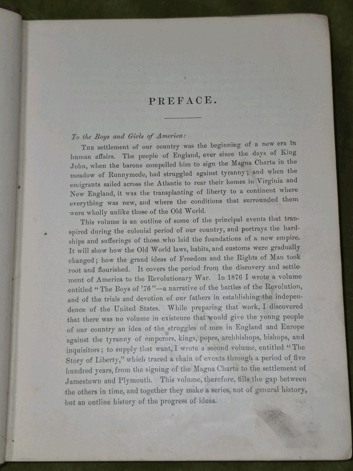 Old Times in the Colonies Charles Carleton Coffin 1880 New York First Edition6