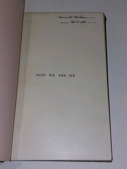 Now We Are Six By A A Milne illustrated E H Shepard De Luxe 1st ed (1927)5