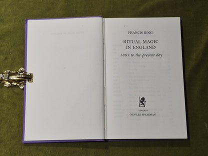 Ritual Magic In England : 1887 to The Present Day - Francis King 1970 1st Ed HB4