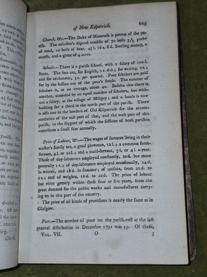 The Statistical Account of Scotland 1793 John Sinclair Volume Seventh6