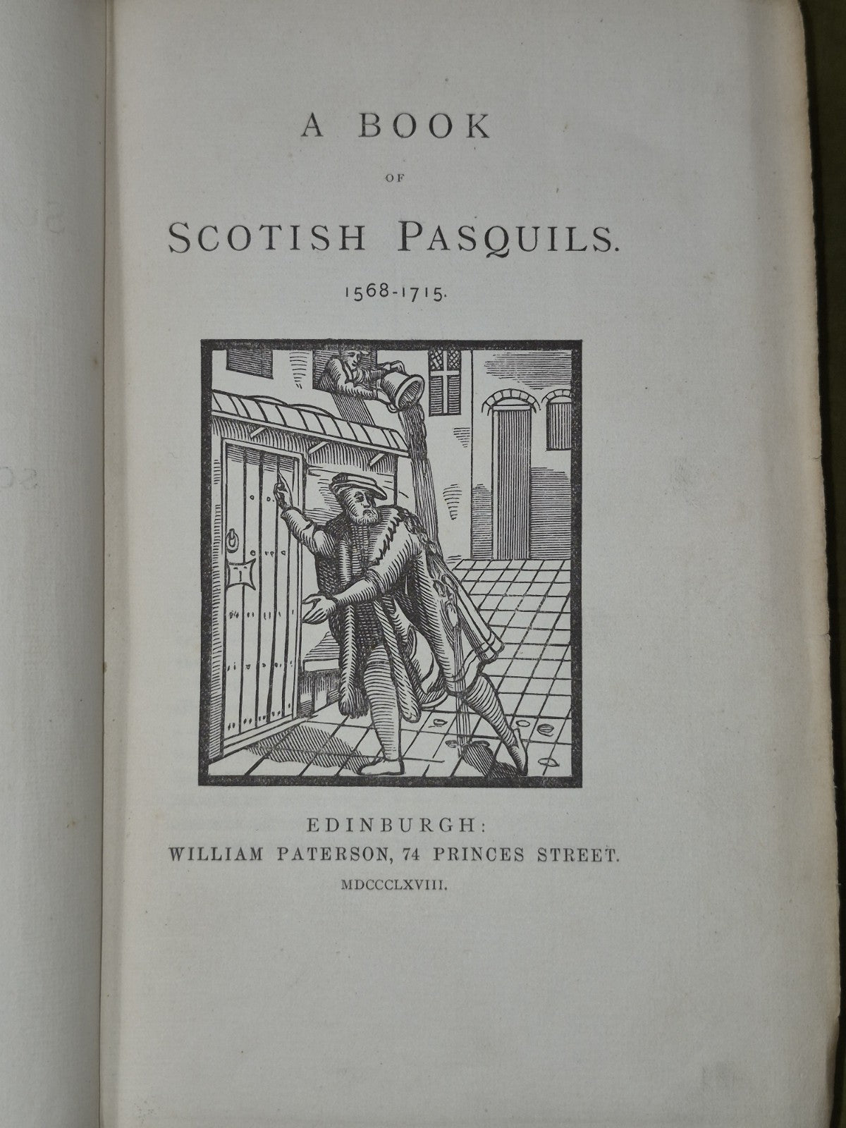A Book of Scottish Pasquils 1868 William Paterson Edinburgh3
