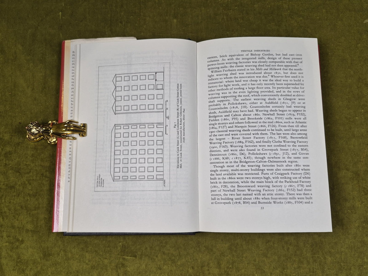 Industrial Archaeology of Glasgow- John R Hume , 1974 Blackie and Son 1st HB DJ6