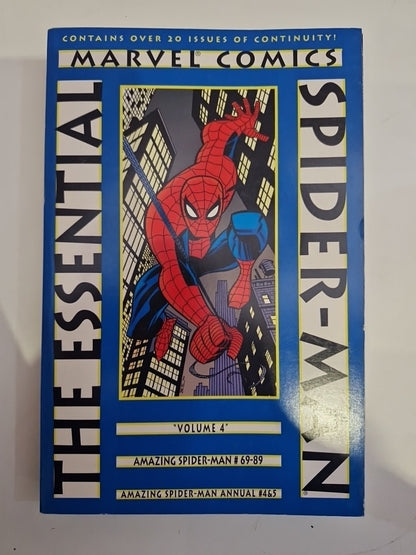 The Essential Spider-Man Volume 4 Stan Lee Marvel 2000 #69-89 Amazing Paperback0