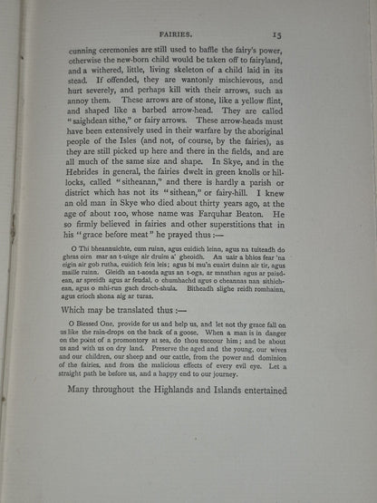 Highland Superstitions Alexander Macgregor 1901 True First Edition Eneas Mackay7