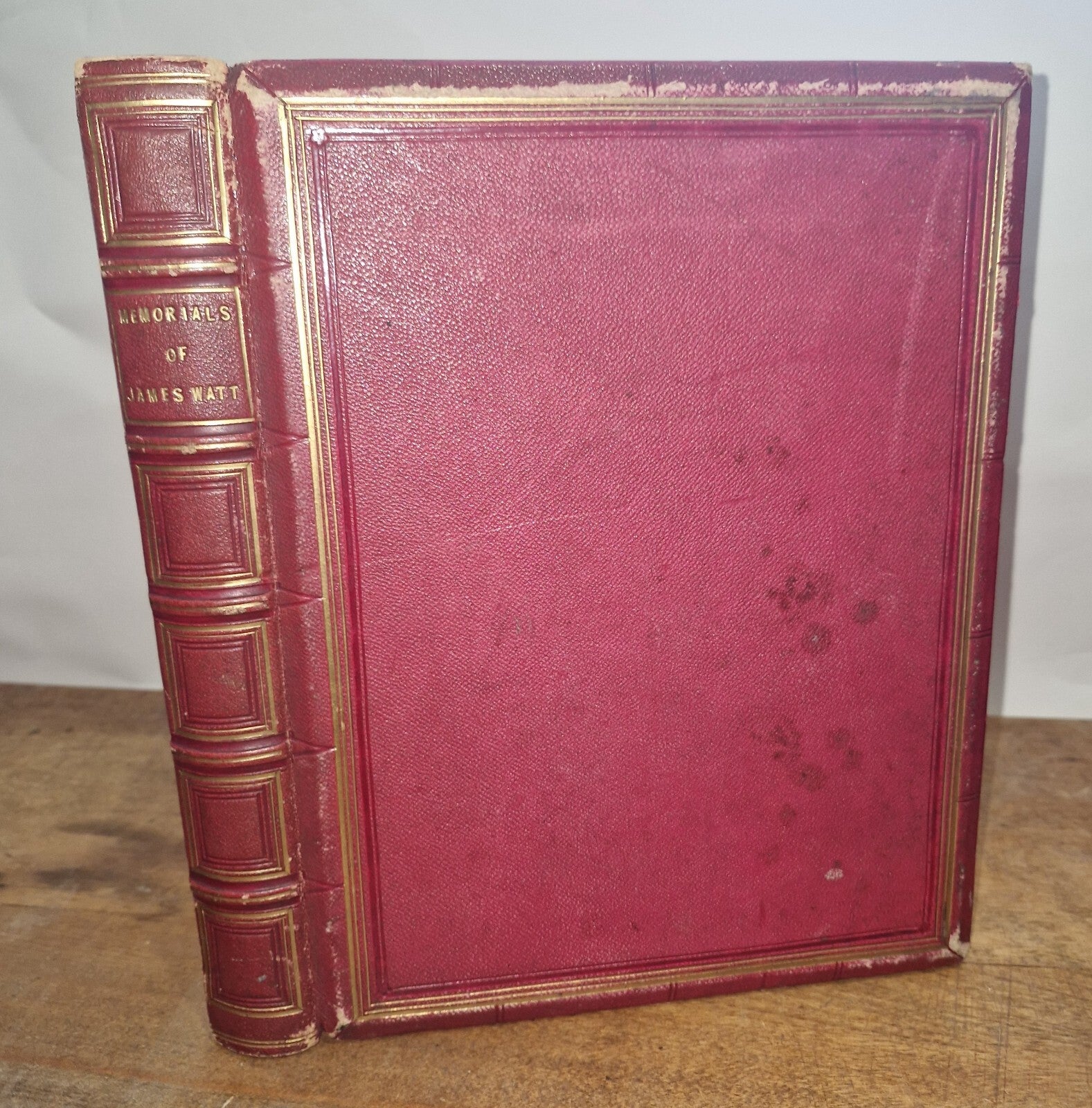 1856 Memorials of the Lineage of James Watt G Williamson 1st Edition With Map0