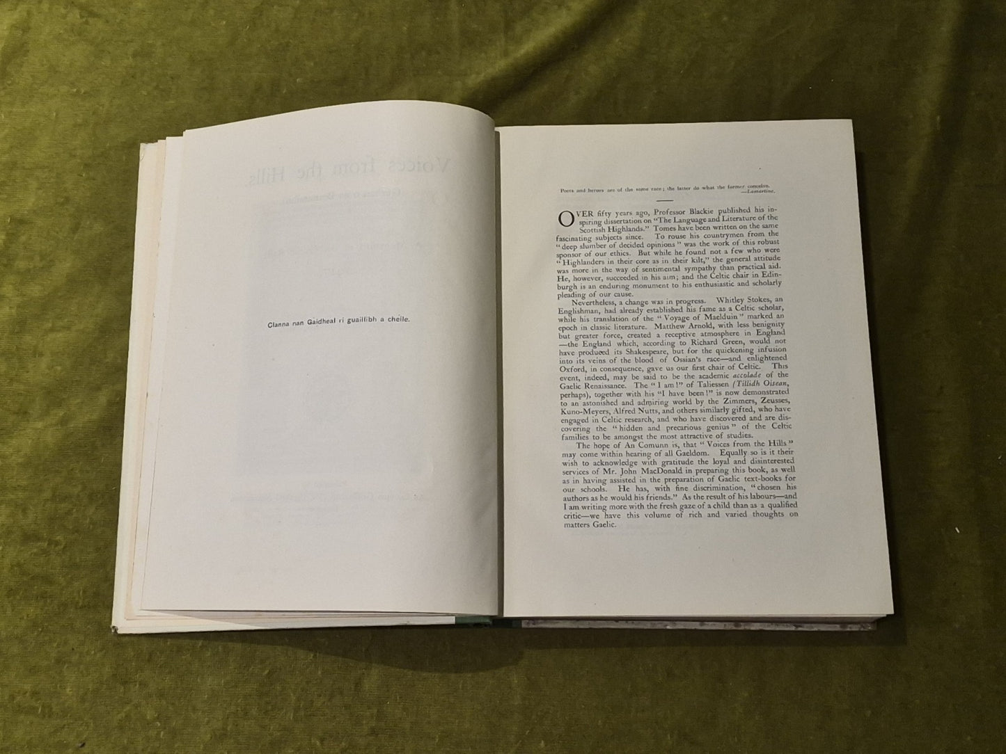 Voices from the Hills a Memento of the Gaelic Rally 1927 - Highland 1927 1st Ed6