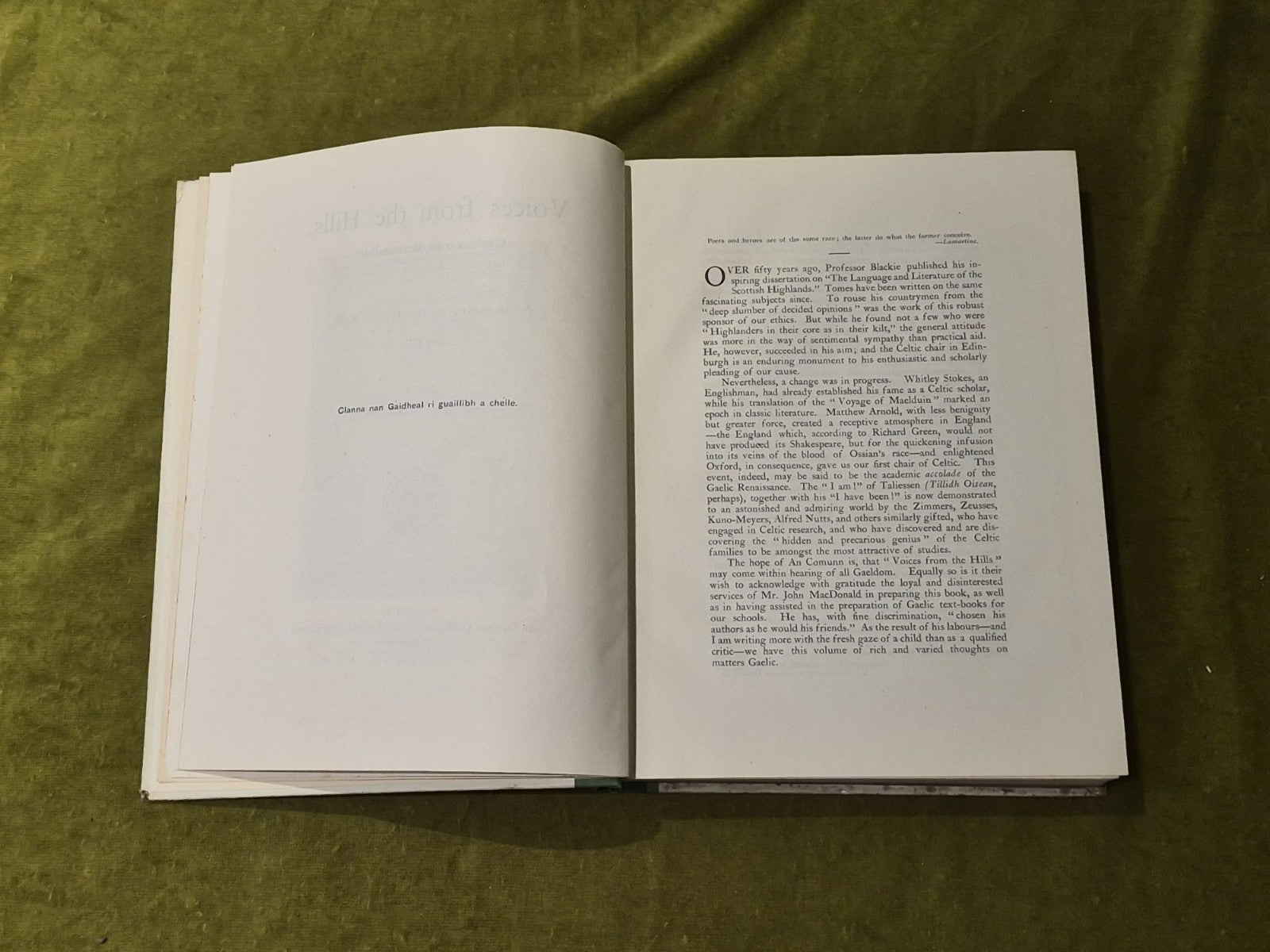 Voices from the Hills a Memento of the Gaelic Rally 1927 - Highland 1927 1st Ed6