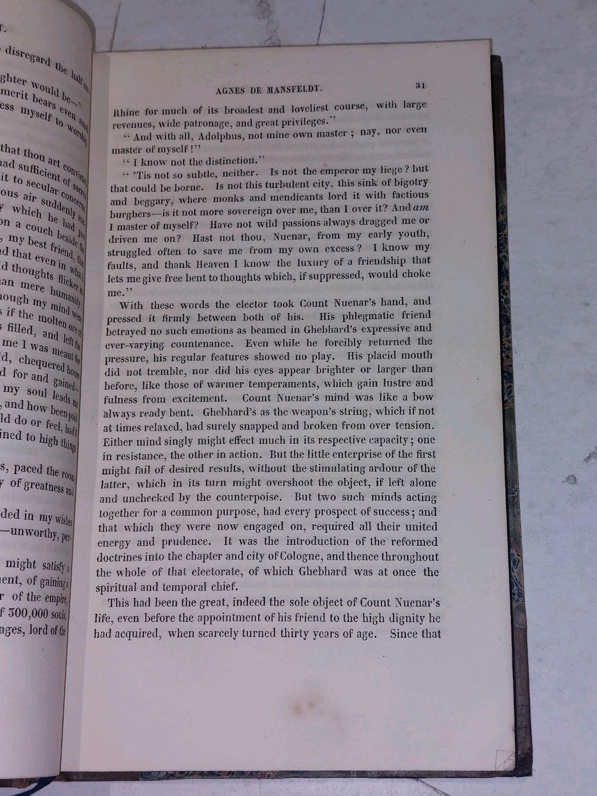 Agnes de Mansfeldt By Thomas Colley Grattan (1836) [AD Wahlen] Hb Book5