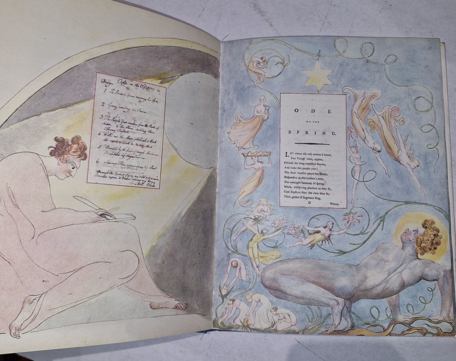 POEMS BY MR. GRAY : Drawings by William Blake (1972, Hardback & Dustjacket)10