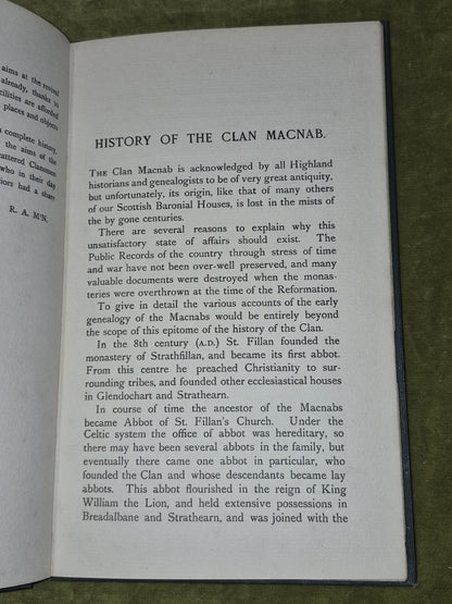 The Clan Macnab John McNab Callander 1902 6