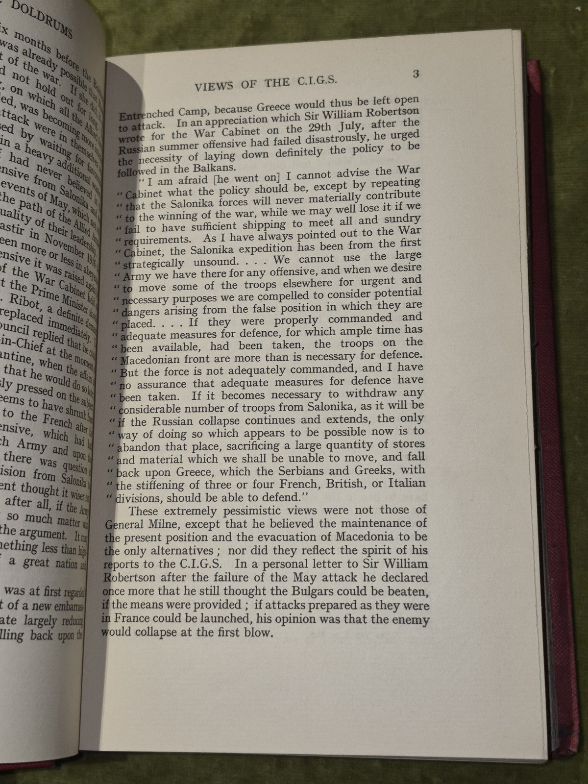 History of the Great War: Military Operations Macedonia Vol 2 (1935 First Ed.)3