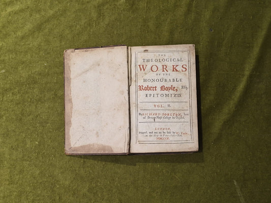 Theological Works of the Honourable Robert Boyle Vol II - Richard Boulton 17150