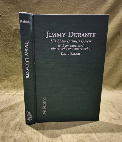 Jimmy Durante by David Bakish 1st Ed  1995 [McFarland & Co] Hb Book1
